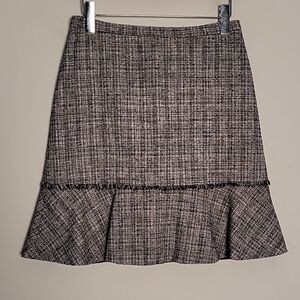 MaxMara Studio tweed mini skirt Sz 8 Lined Office Career Business Casual